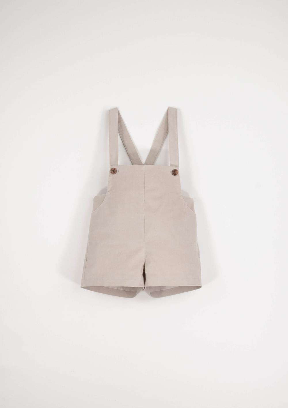 Kids Popelin Beige Two Tone on sale Dungarees