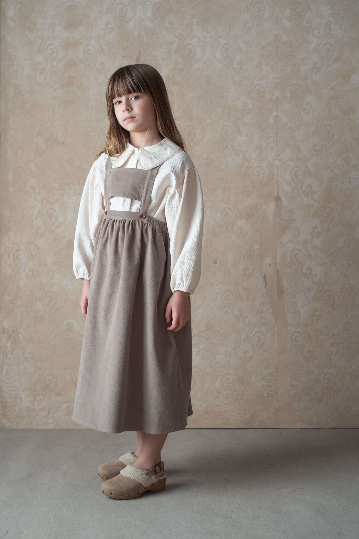 Corduroy bib dress hotsell